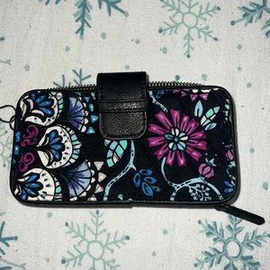 Vera Bradley Bramble Floral Clutch Wallet/Wristlet